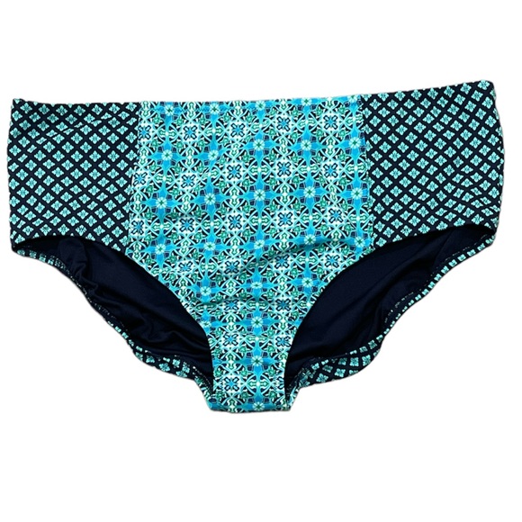 Lands' End Other - Lands' End | High Waisted Paisley Print Bikini Bottoms Sz 22W